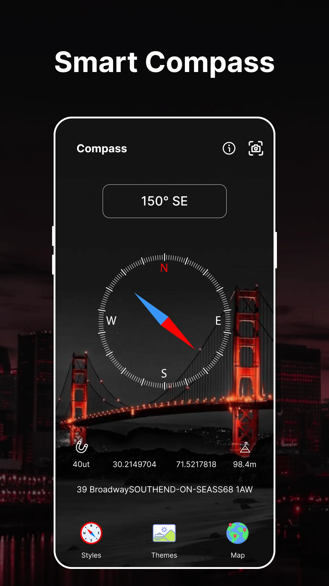 Digital Compass: Smart Compass screenshot
